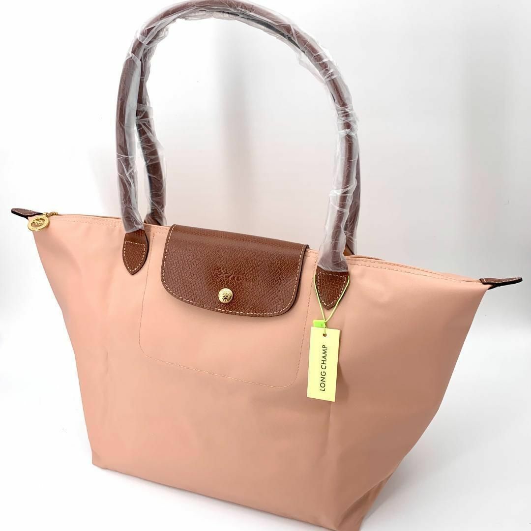 LONGCHAMP(ロンシャン)の【新品】ロンシャン ル・プリアージュ L トートバッグ ピンク レディース レディースのバッグ(トートバッグ)の商品写真