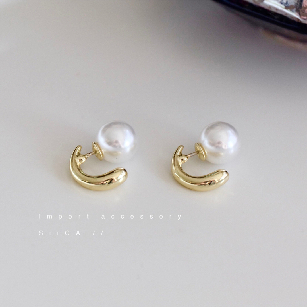 NATURAL BEAUTY BASIC(ナチュラルビューティーベーシック)の【K18コーティング】ピアス No.P2337 GOLD レディースのアクセサリー(ピアス)の商品写真