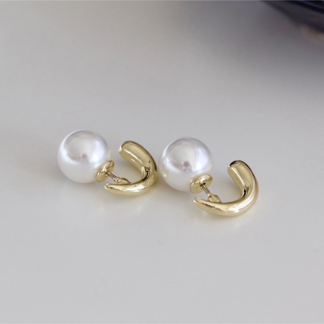 NATURAL BEAUTY BASIC(ナチュラルビューティーベーシック)の【K18コーティング】ピアス No.P2337 GOLD レディースのアクセサリー(ピアス)の商品写真