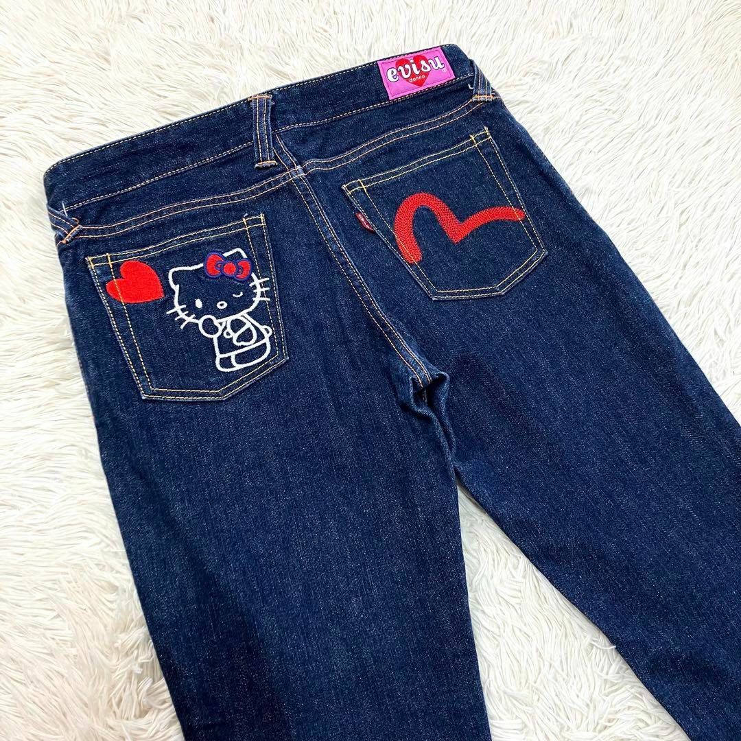 evisu jeans エヴィスジーンズ ハローキティ hello kitty - デニム 