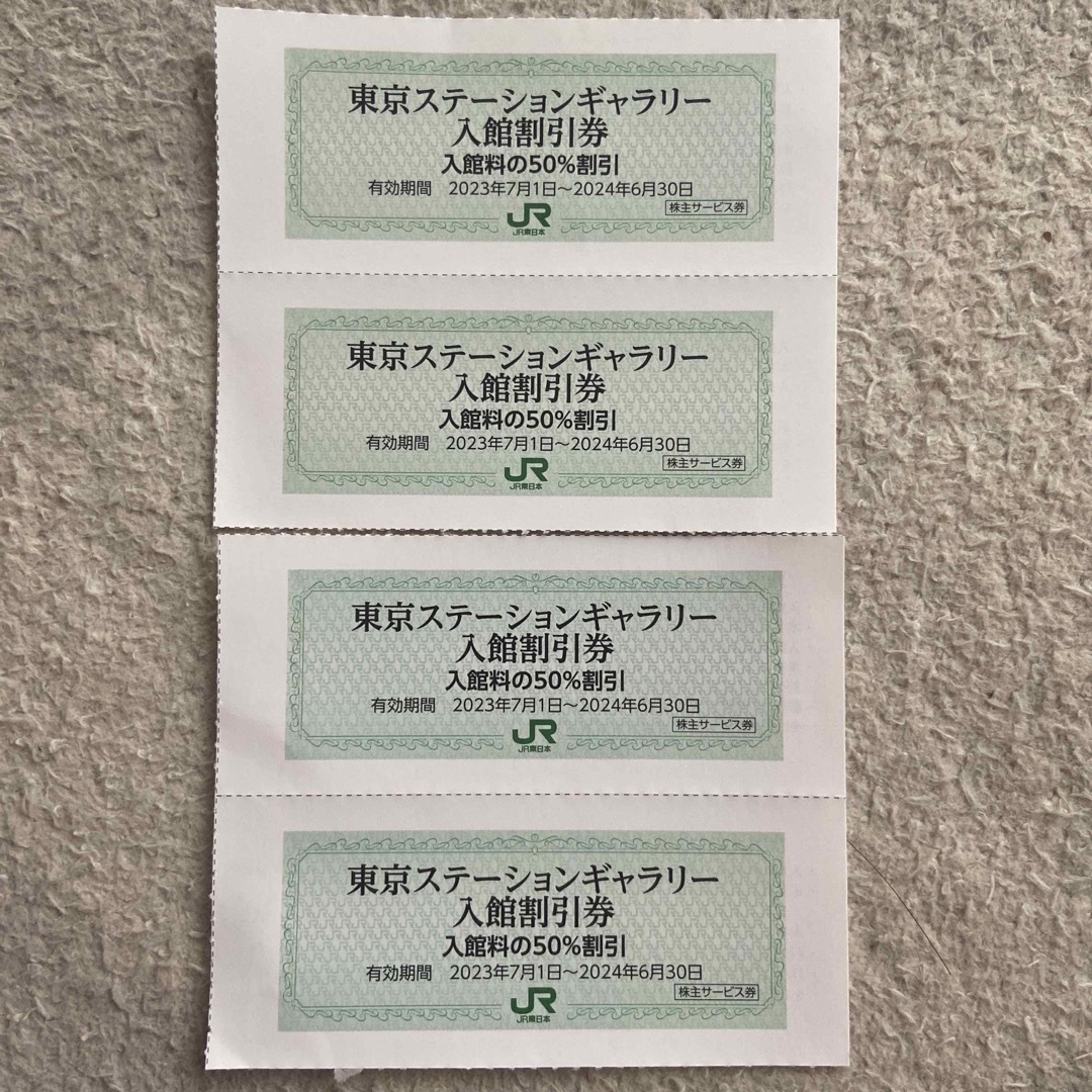 低価格の JR東 東京ステーションギャラリー 割引券 ４枚