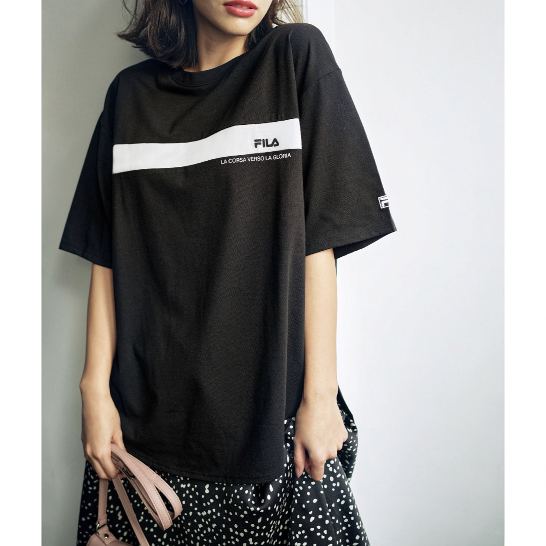 FILA(フィラ)の今期♥️FILA ロゴプリントアソートTシャツ レディースのトップス(Tシャツ(半袖/袖なし))の商品写真