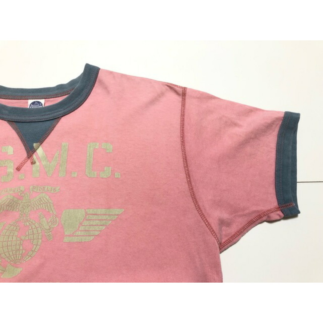 TOYS McCOY(トイズマッコイ)のTOY'S McCOY（トイズマッコイ）前V　リンガーTシャツ　トリムTシャツ　両面プリント【中古】【007】 メンズのトップス(Tシャツ/カットソー(半袖/袖なし))の商品写真