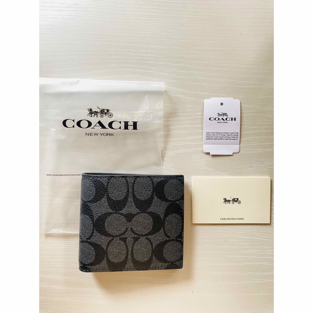 COACH - ☆新品・未使用☆ COACH/コーチ メンズ 折財布 F75006の通販