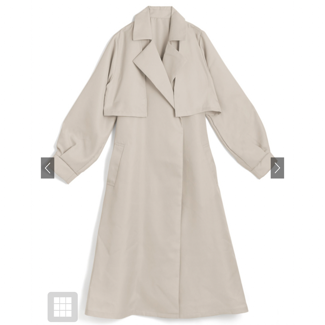 GRL(グレイル)のロングコートベストジャケットセット レディースのジャケット/アウター(スプリングコート)の商品写真