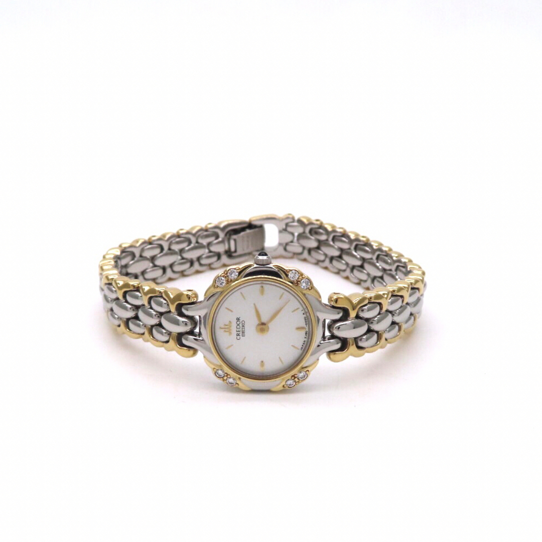 超目玉枠】 【極美品 稼働】SEIKO 腕時計 8ポイントダイヤモンド