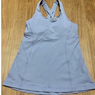 ルルレモン(lululemon)のヨガトップス　ルルレモン　くすみパープル　サイズ2(ヨガ)