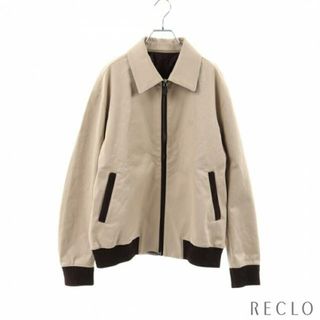 ベルルッティ(Berluti)のハリントン ジャケット レザー ベージュ ダークブラウン(その他)