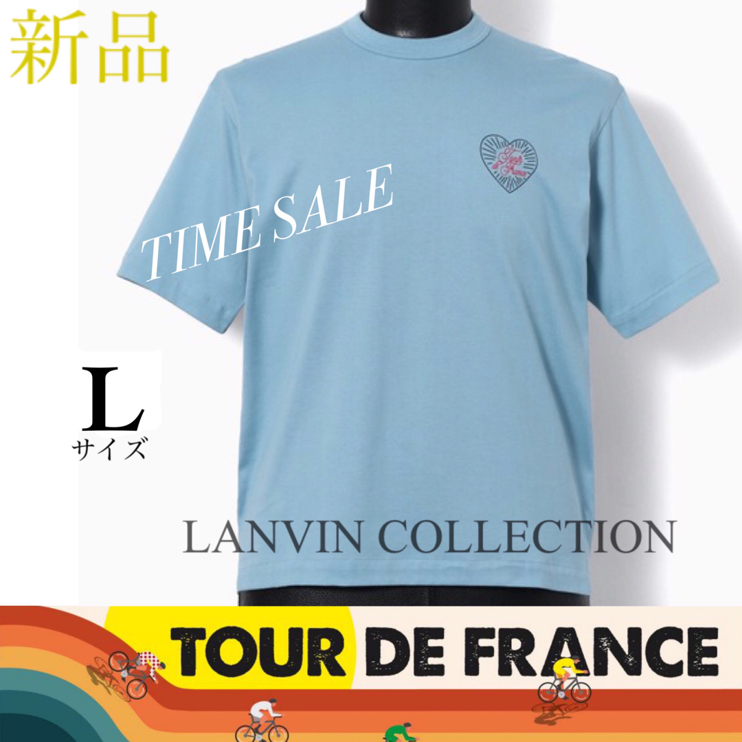 【新品タグ付】LANVIN ランバン フランス メンズ Tシャツ Lサイズ