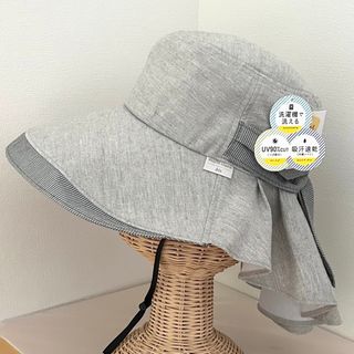 マリクレール(Marie Claire)の新品・未使用　marieclaire マリクレール　ギャザーハット　帽子　CAP(ハット)