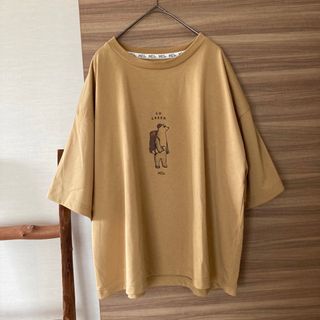 サマンサモスモス(SM2)のMEI×SamansaMos2サマンサモスモスメッシュポーチ付プリントTシャツ(Tシャツ(半袖/袖なし))