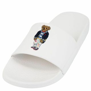 ポロラルフローレン(POLO RALPH LAUREN)のシャワーサンダル ポロ ラルフローレン くま ホワイト サイズ9/27cm(サンダル)