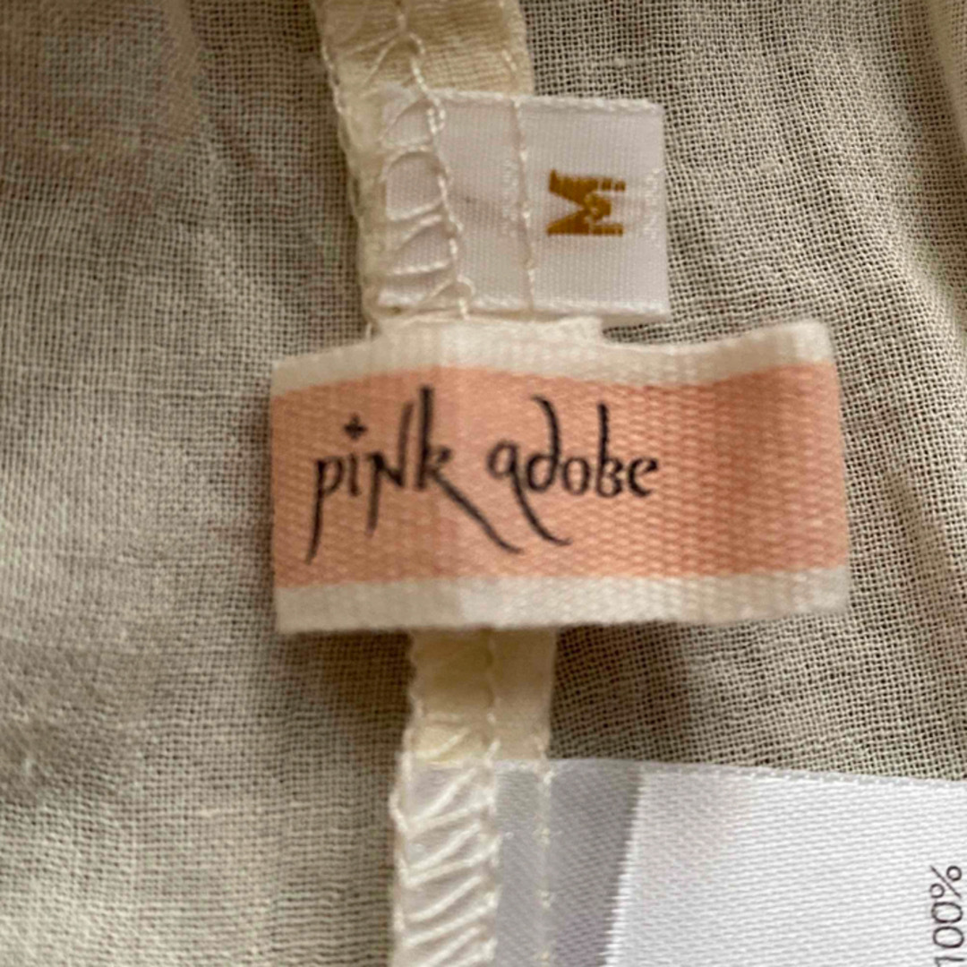 PINK ADOBE(ピンクアドべ)の《ピンクアドベ》レースタイ ブラウス レディースのトップス(シャツ/ブラウス(半袖/袖なし))の商品写真