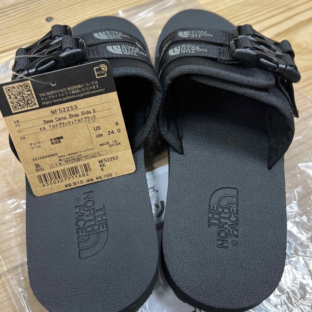 THE NORTH FACE(ザノースフェイス)のサンダル 新品 24㎝ NF52253-KK　TNFブラック×TNFブラック レディースの靴/シューズ(サンダル)の商品写真