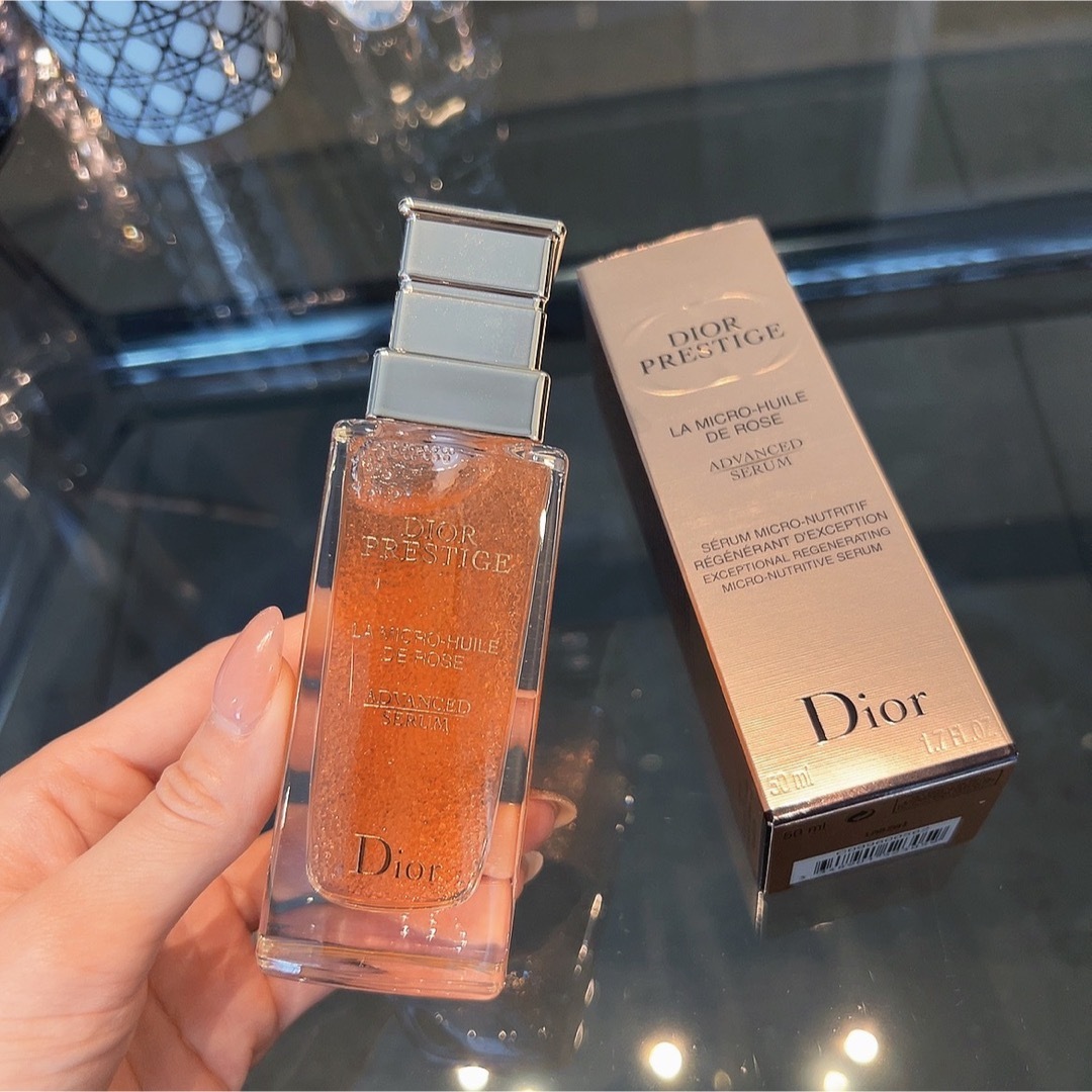 Dior／プレステージ　マイクロユイルドローズセラム　5ml 美容液　ミニ　箱無