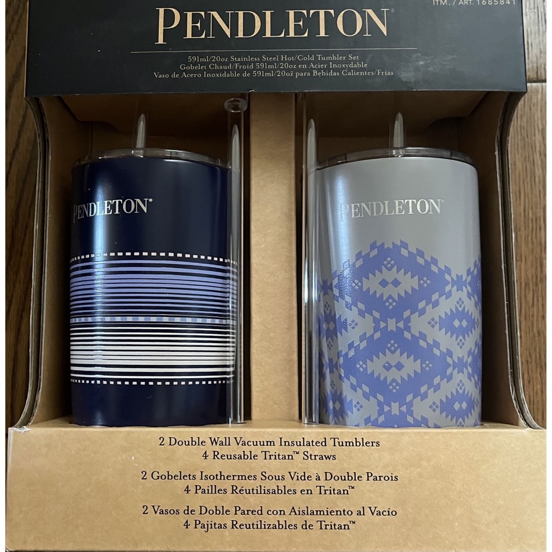 PENDLETON(ペンドルトン)の値下げ　ペンドルトン　タンブラー　590ml  ２本セット インテリア/住まい/日用品のキッチン/食器(タンブラー)の商品写真
