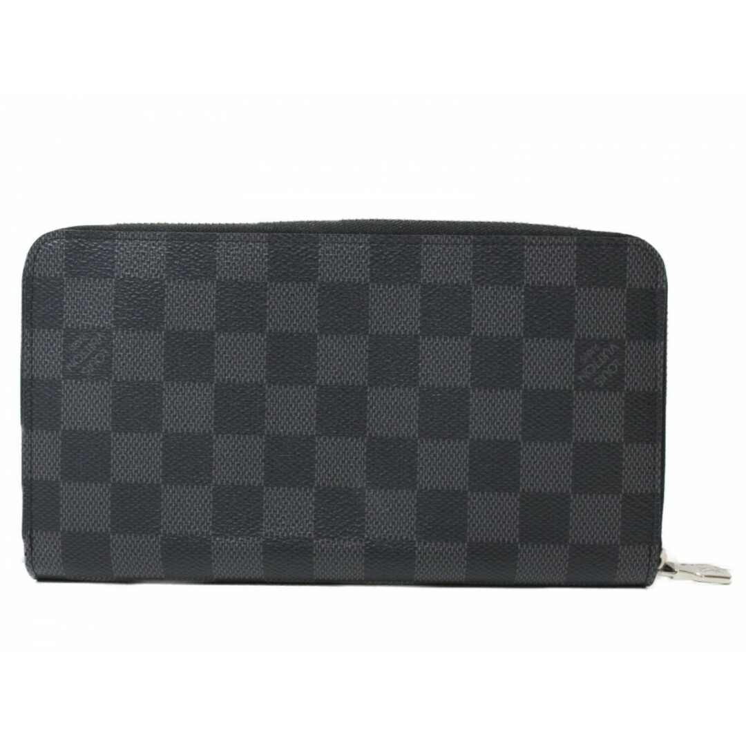 ファッション小物LOUIS VUITTON　ルイヴィトン　ジッピー・オーガナイザーNM　N60111　長財布　ダミエ・グラフィット　ブラック×グレー　メンズ　ギフト　プレゼント包装可松前R56号店