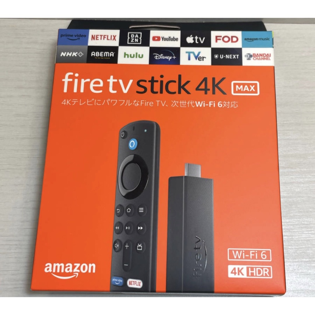 Amazon fire tv stick 4k MAX 新品未開封Tverボタン