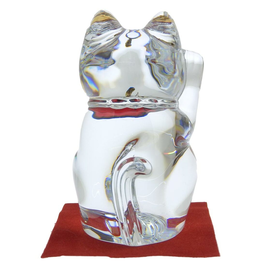 バカラ Baccarat 招き猫 ネコ 新品 クリスタル Lucky Catmanmaru2