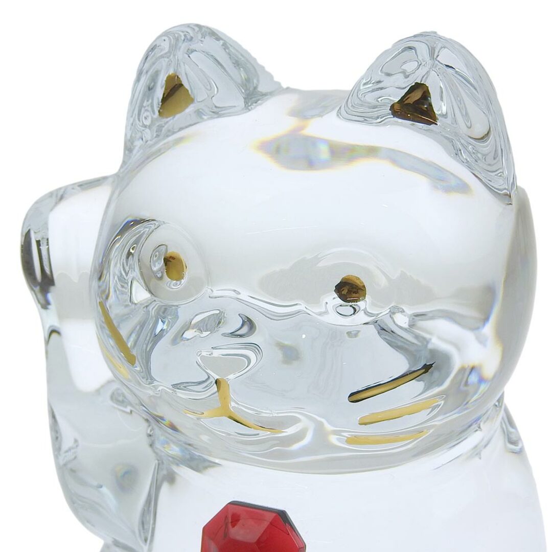 Baccarat - 【本物保証】 箱付 新品同様 バカラ BACCARAT 置物 招き猫