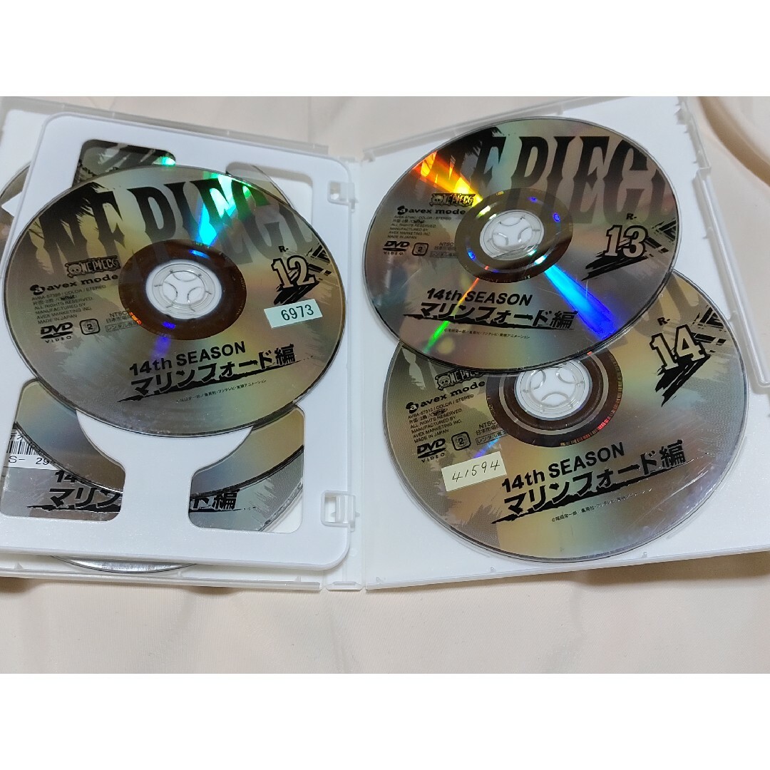 ワンピース　マリンフォード編　DVD 6枚セット エンタメ/ホビーのDVD/ブルーレイ(アニメ)の商品写真