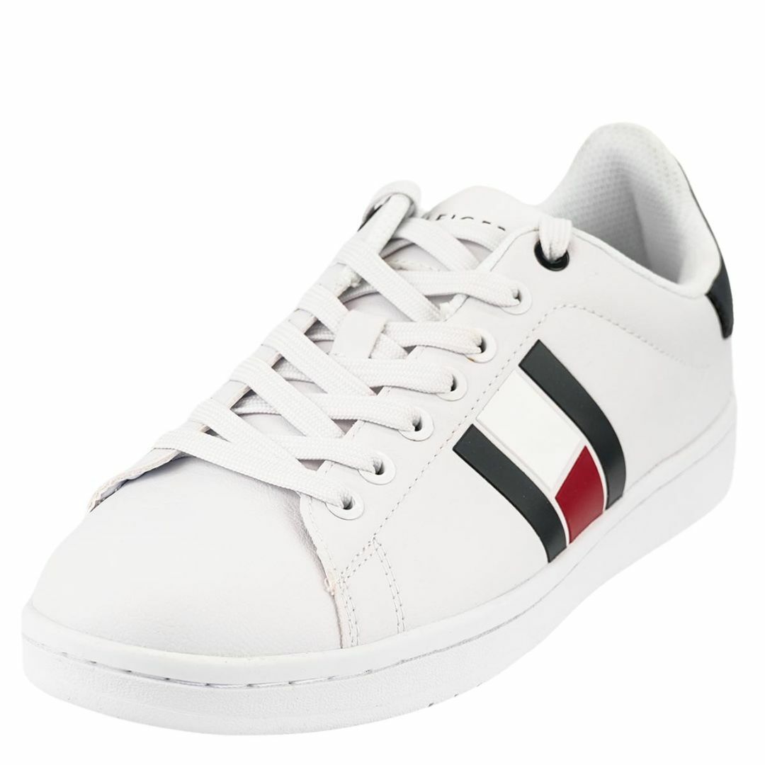 TOMMY HILFIGER(トミーヒルフィガー)のスニーカー トミーヒルフィガー tmLANSEN ホワイト US8/26cm メンズの靴/シューズ(スニーカー)の商品写真