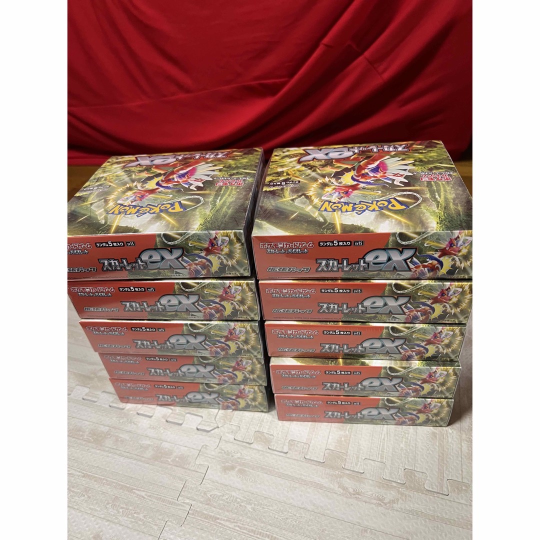 スカーレットex box シュリンク付き 10box ポケモンカード