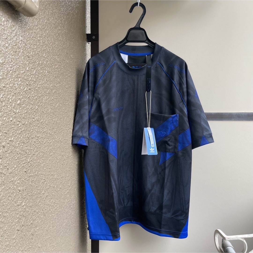 【新品】adidas BLUE VERSION SOCCER ゲームTシャツ