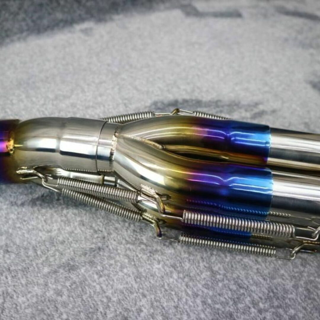 ゼファー750 ヒートW コニカル4-2-1マフラー 焼 アップtypeの ゼファー750 ヒートW コニカル4-2-1マフラー 焼 アップtypeの