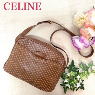 セリーヌ(celine)の希少・美品 セリーヌ ワンショルダーバッグ トリオンフ レザー ゴールド金具(ショルダーバッグ)