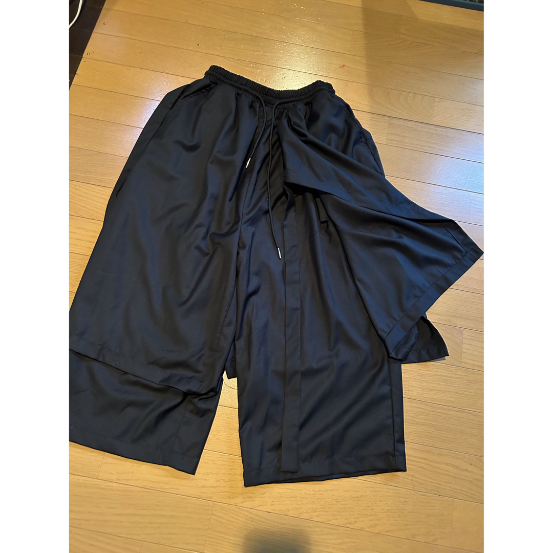 個性的スカート付きパンツ黒 レディースのパンツ(その他)の商品写真