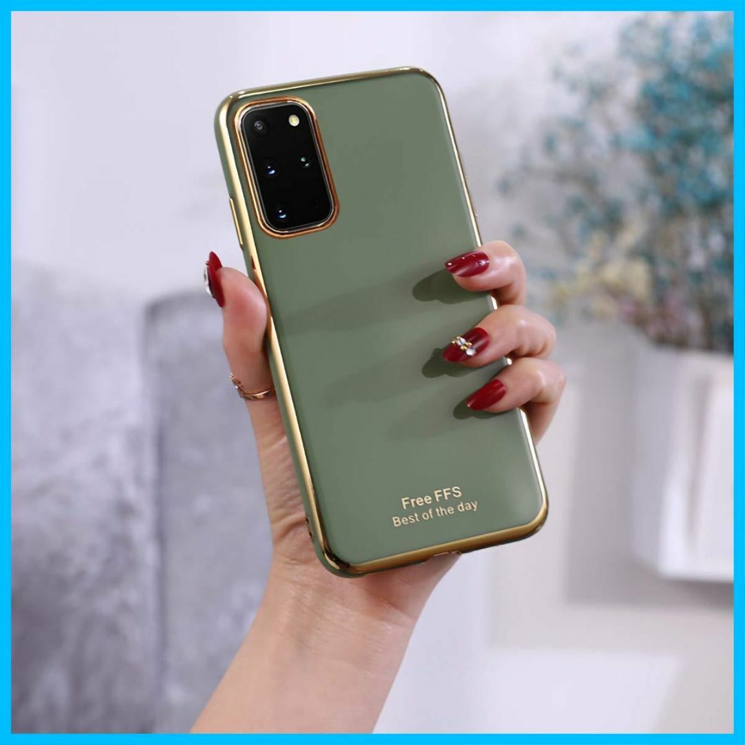 色:03-アボカド】携帯ケース Galaxy S20 Plus、3D立体メッキの通販 by