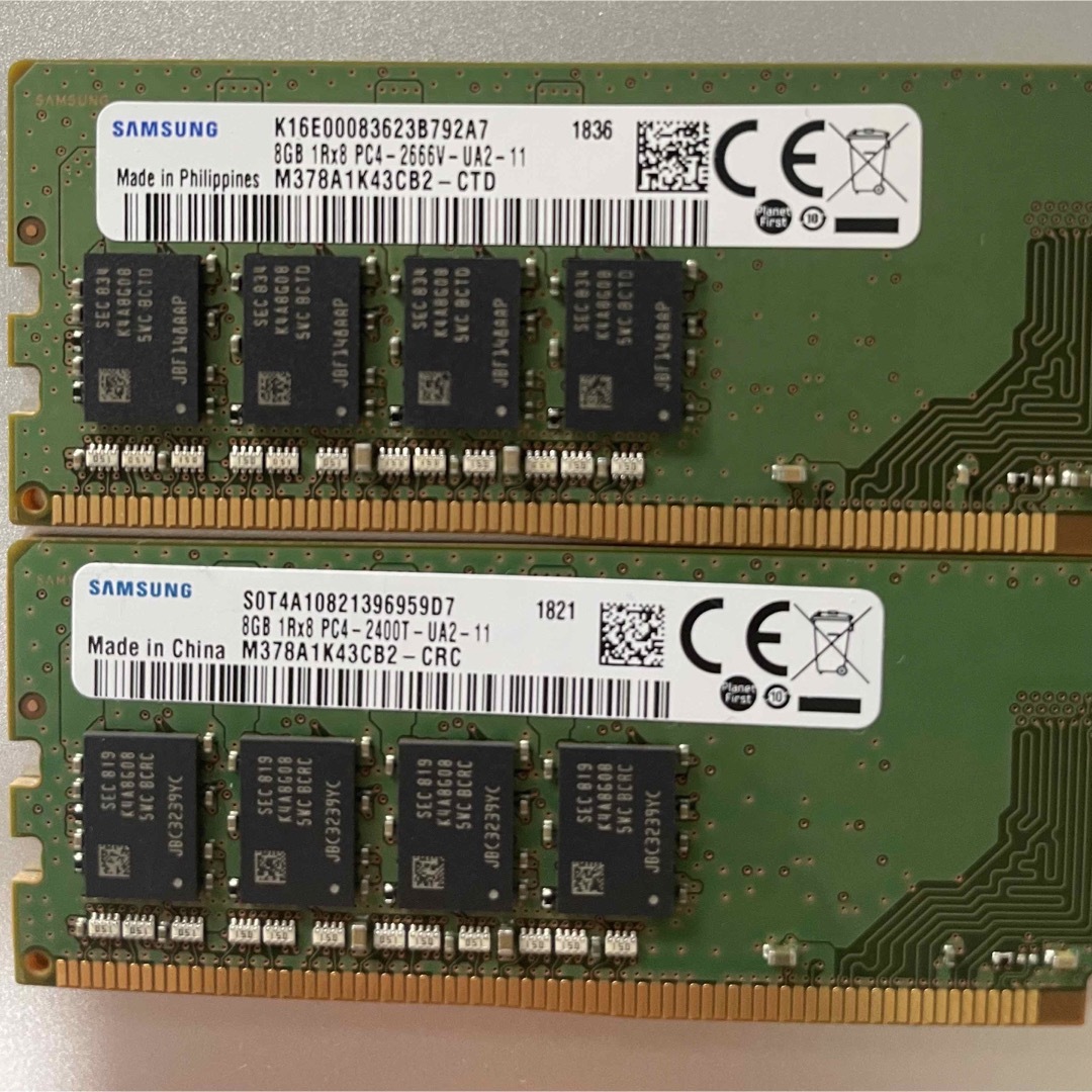 Samsung _メモリ_16GB (8GBx2枚) _PC4-19200