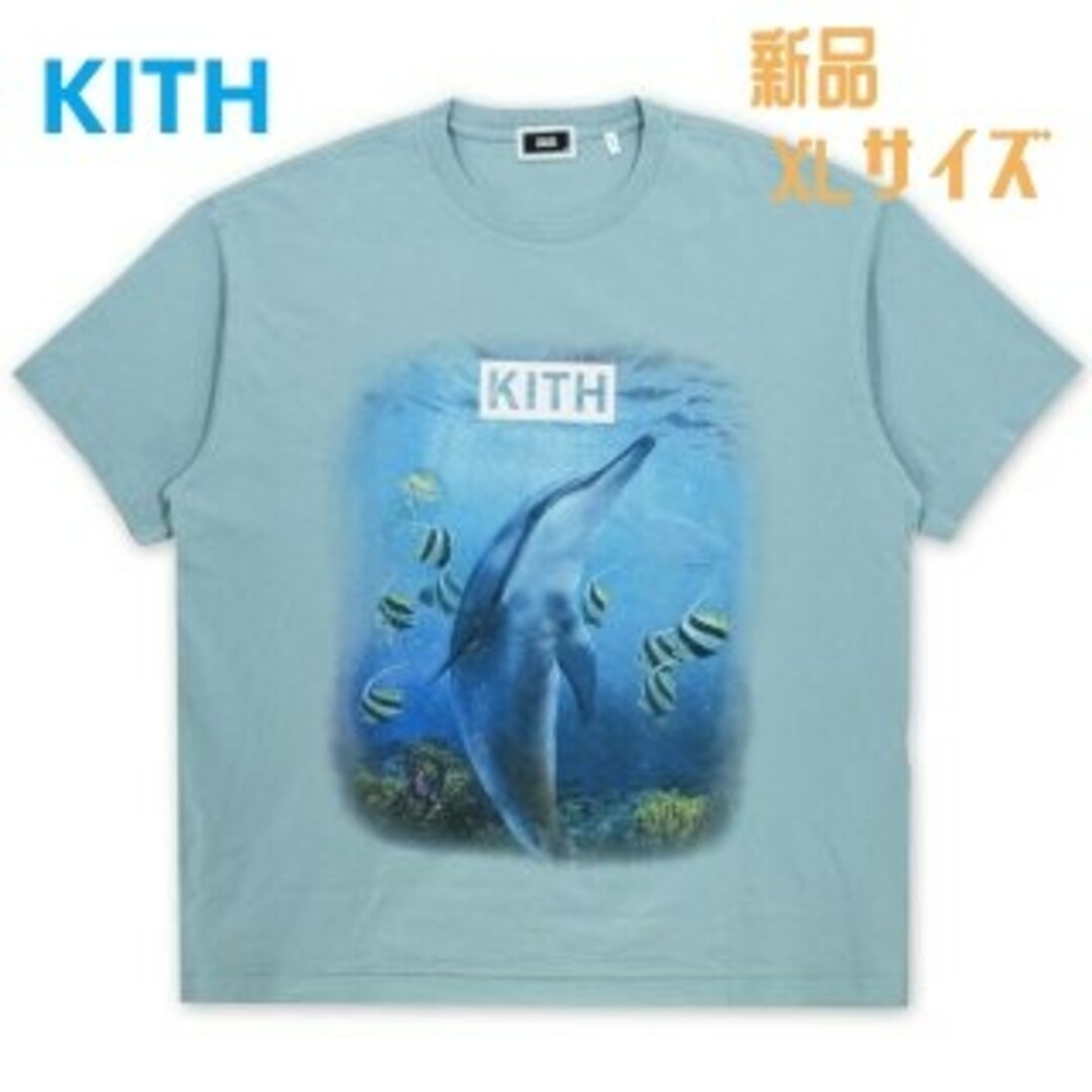 Tシャツ/カットソー(半袖/袖なし)新品 キス tokyo イルカ　Tシャツ XL