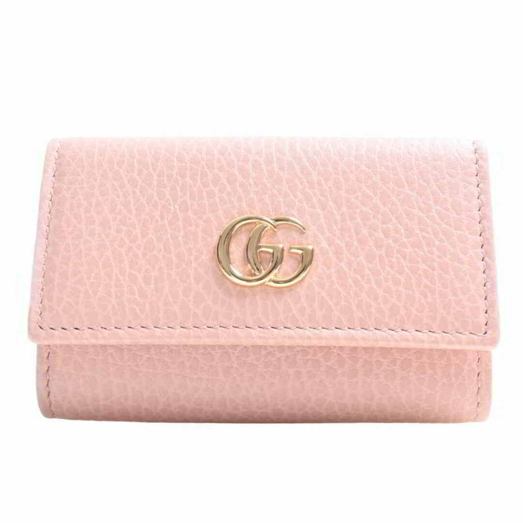 Gucci - 【中古】Gucci グッチ GGマーモント レザー 6連 キーケース