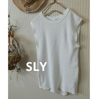 スライ(SLY)のSLY スライ ワッフルノースリロングTシャツ(Tシャツ(半袖/袖なし))