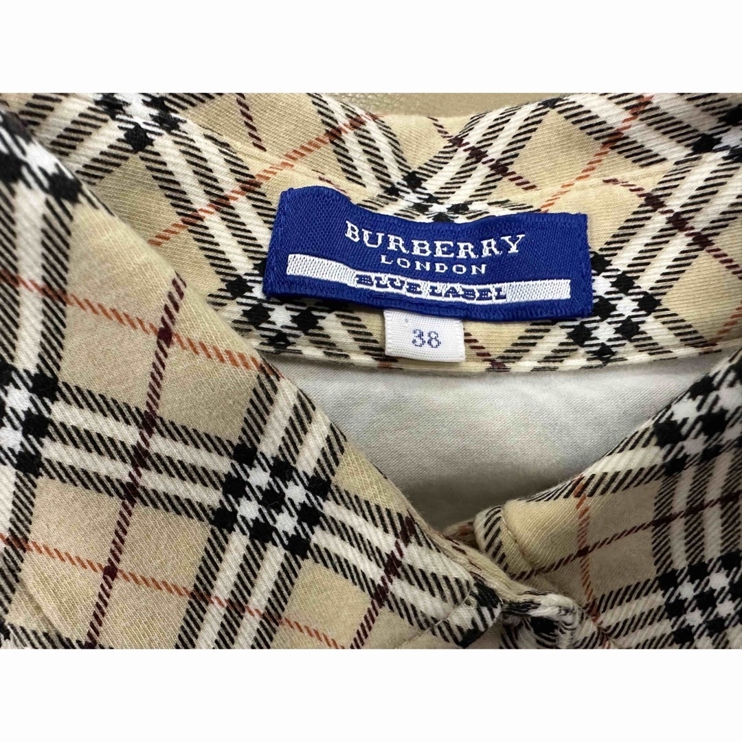 BURBERRY BLUE LABEL(バーバリーブルーレーベル)のかれん様専用！バーバリーロンドン　Burberry ノバチェック　ポロシャツ レディースのトップス(ポロシャツ)の商品写真