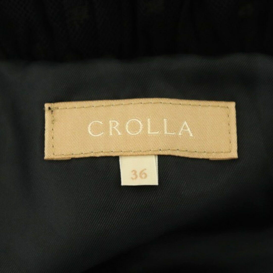 CROLLA(クローラ)のクローラ 刺繍×ドットチュール キャミドレス ワンピース キャミワンピースミニ レディースのワンピース(ミニワンピース)の商品写真