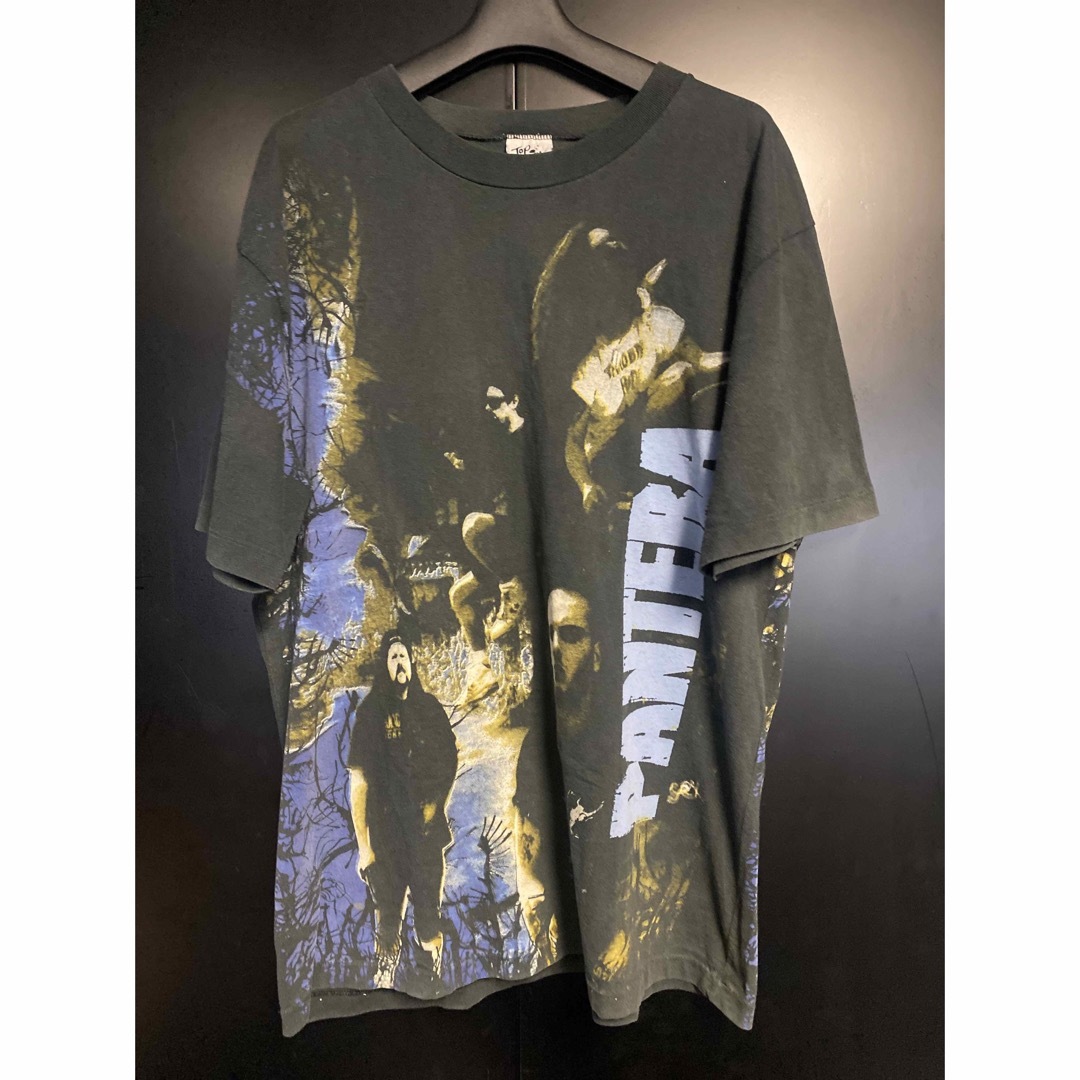 90´S 当時物 PANTERA 総柄Tシャツ ヴィンテージ サイズL-