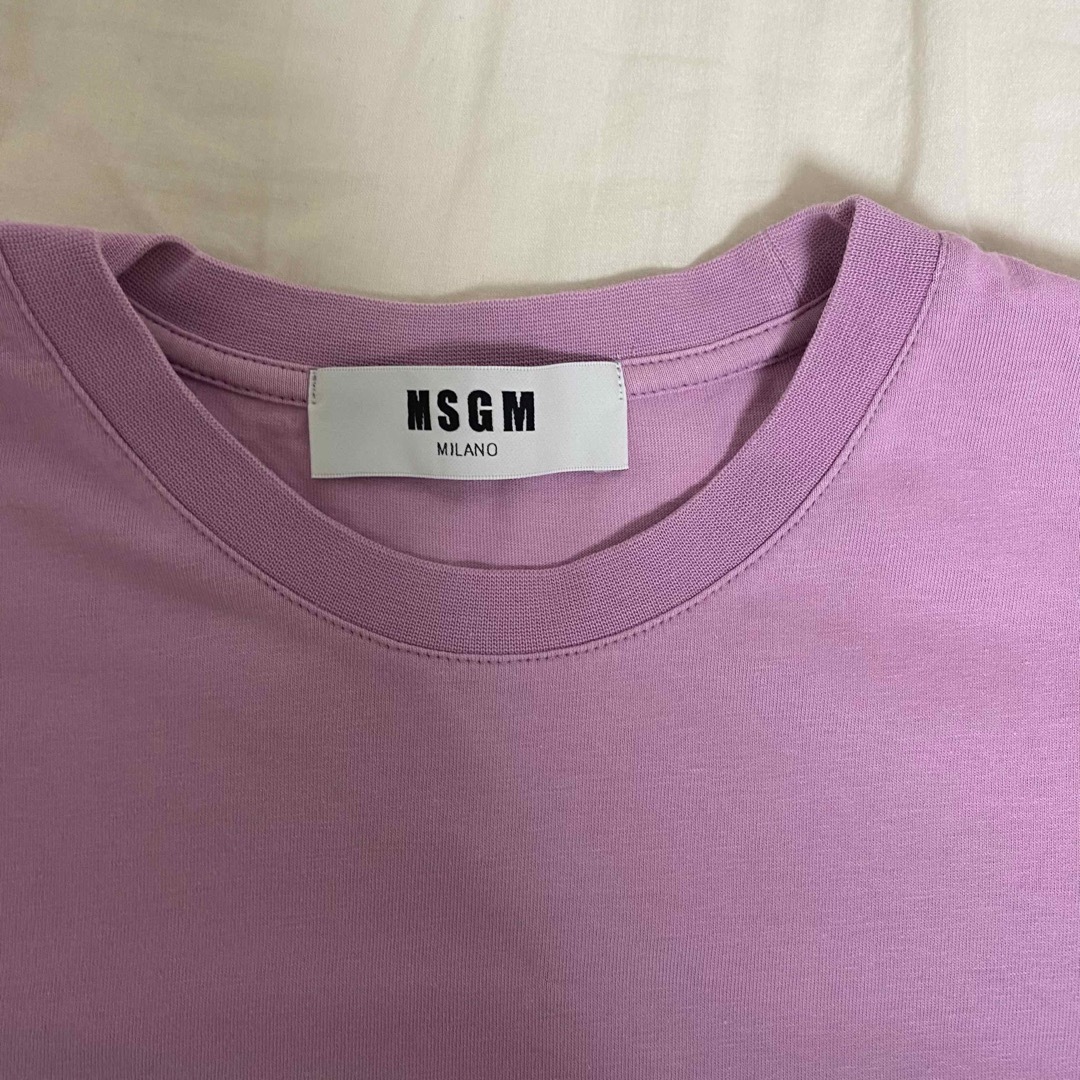 MSGM(エムエスジイエム)のmsgm tシャツ　シルバーロゴ レディースのトップス(Tシャツ(半袖/袖なし))の商品写真