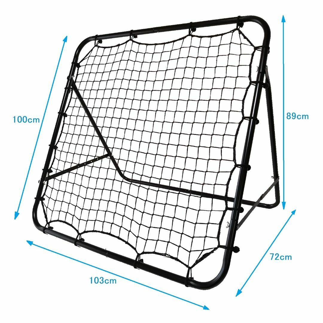 サッカー/フットサルREFREEZE(リフリーズ) リバウンドネット ブラック ネット 室内 屋外兼