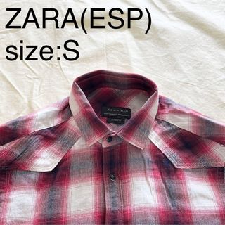 ザラ(ZARA)のZARA(ESP)オンブレチェックウエスタンシャツ(シャツ)