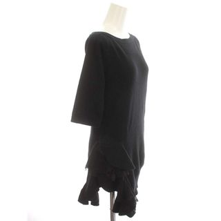サカイ sacai ニット ワンピース 08CDGW アシンメトリー 2 黒