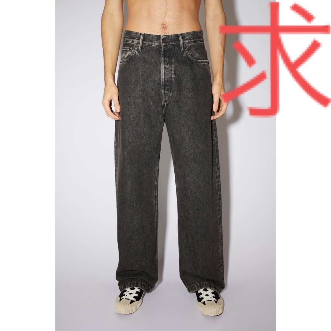 特価販売品 【求】Acne Studios 1989ジーンズ grime black デニム