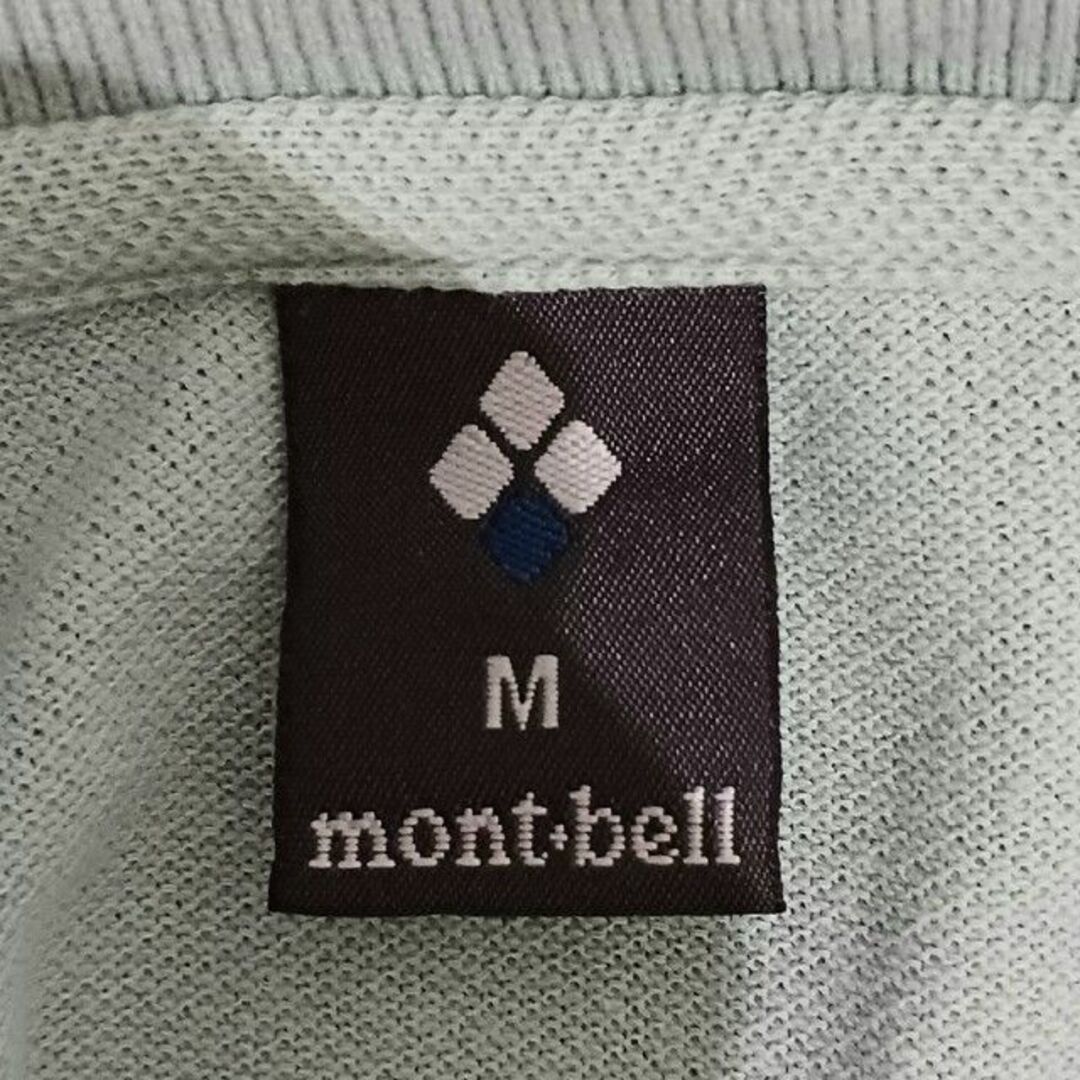 mont bell(モンベル)のmont-bell モンベル メンズポロシャツ ミント M キャンプ メンズのトップス(ポロシャツ)の商品写真