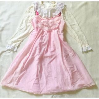 エミリーテンプルキュート フリル ひざ丈ワンピース(レディース)の通販