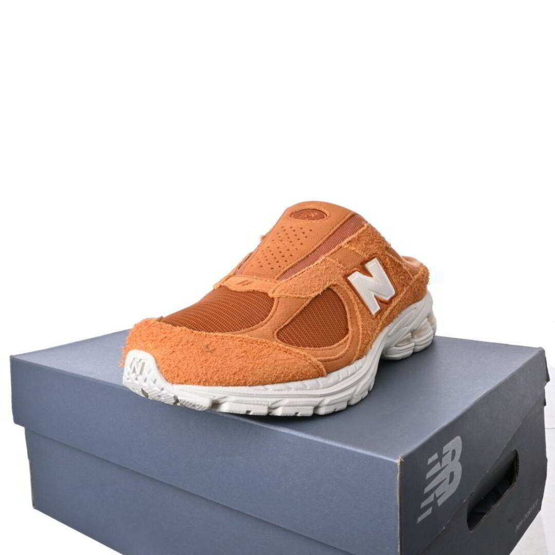 new balance 2002RM スエード ミュール サンダル