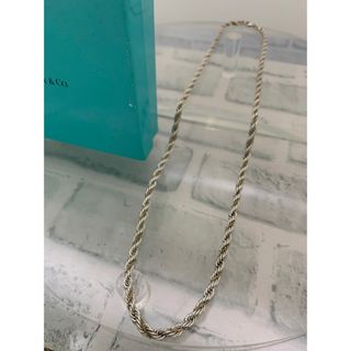 ティファニー(Tiffany & Co.)の美品　ヴィンテージティファニー ヘビー　コンビ　ロープチェーンネックレス　18K(ネックレス)