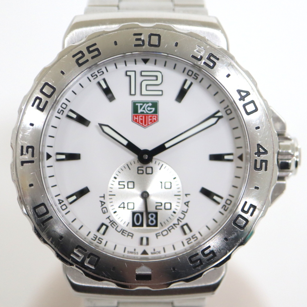 【TAG Heuer】タグホイヤー フォーミュラー1 クォーツ 腕時計 SS ホワイト文字盤 WAU1113/hm08950kw仕様