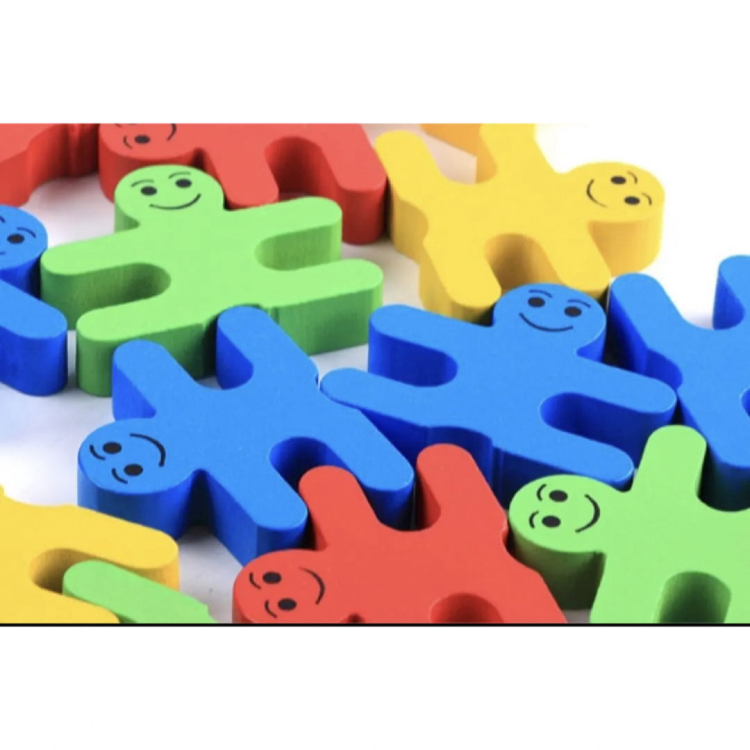【人気】バランスブロック　バランスゲーム　ブロック　人形　積み木　知育玩具 エンタメ/ホビーのテーブルゲーム/ホビー(その他)の商品写真